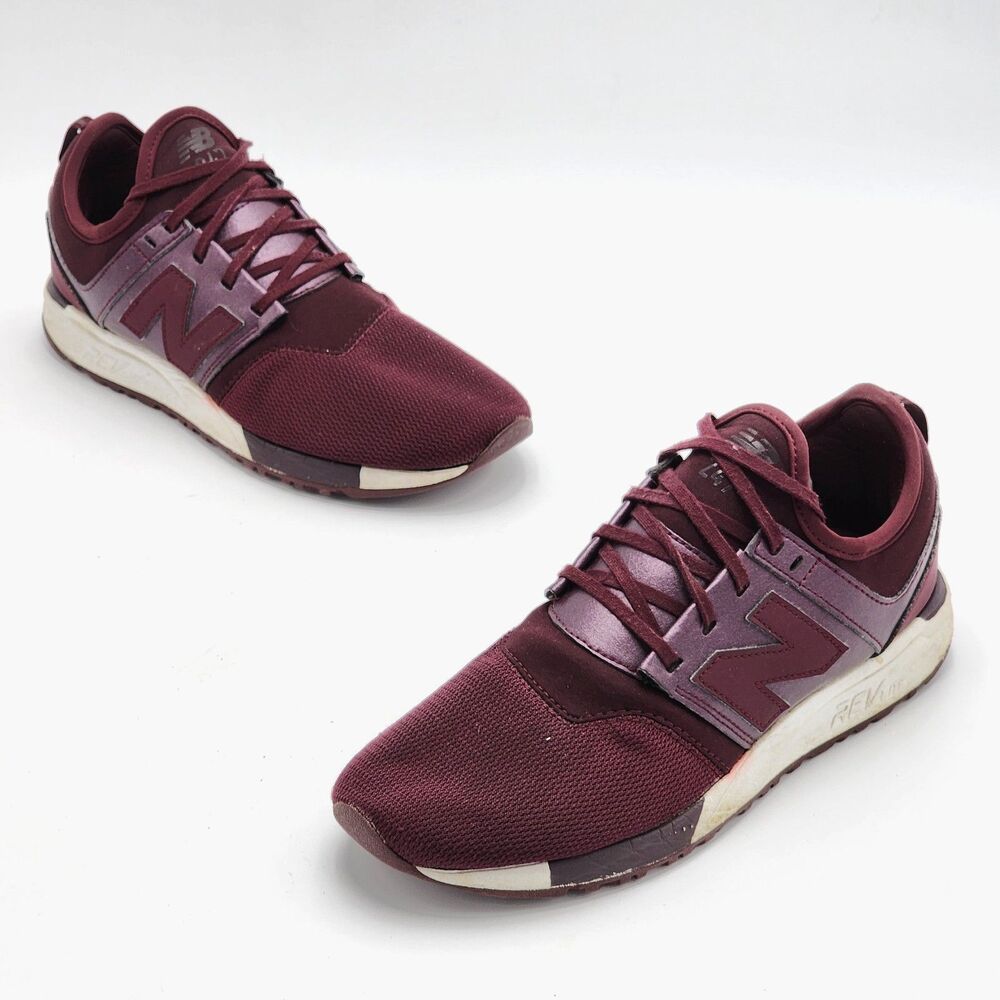 New Balance RevLite Reflective Sneakers Trainers Wine Red Unisex Size M9 W10.5